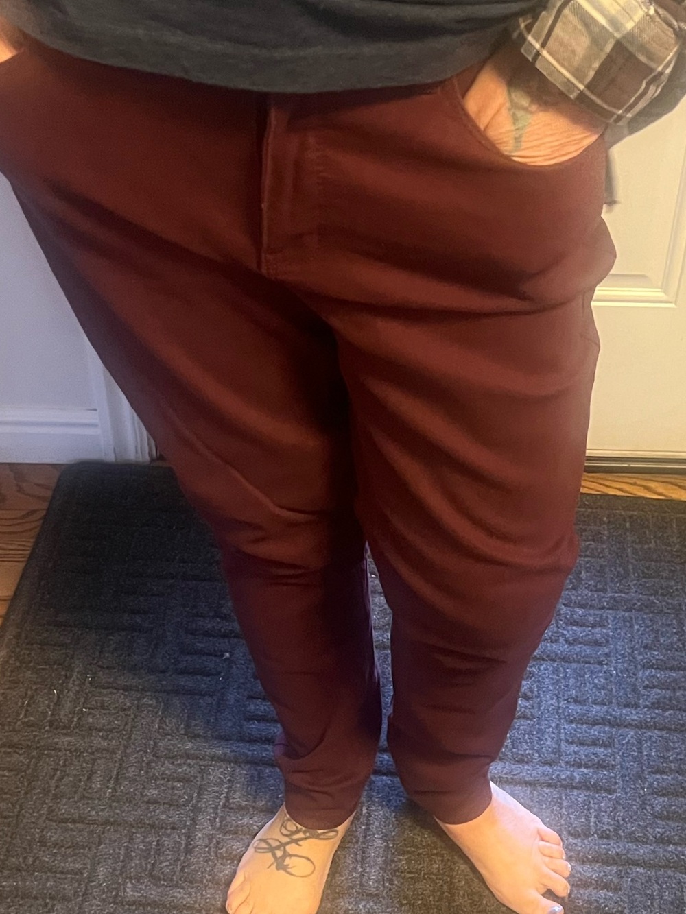 Seven jeans  in Burgundy